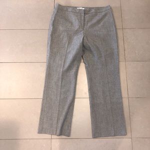 KASPER STRAIGHT LEG GREY DRESS PANTS